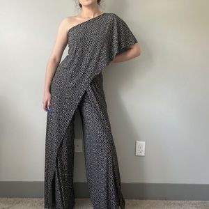 Wide Leg Layered Jumpsuit